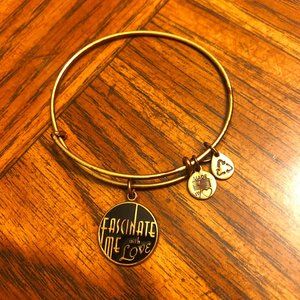 Alex and Ani Fascinate Me With Love charm bangle
